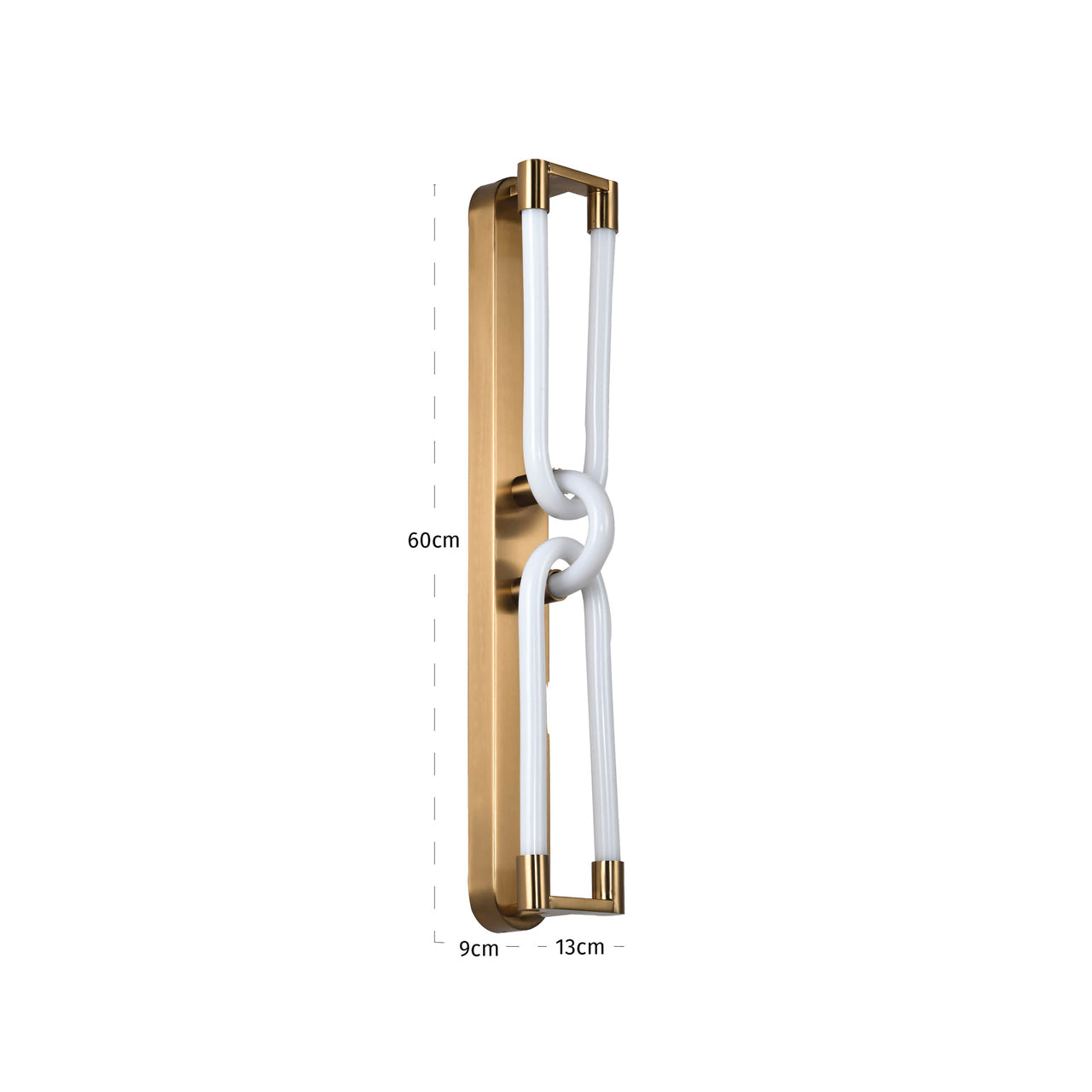Richmond Möbel | Wandlampe Lysa | Brushed-gold