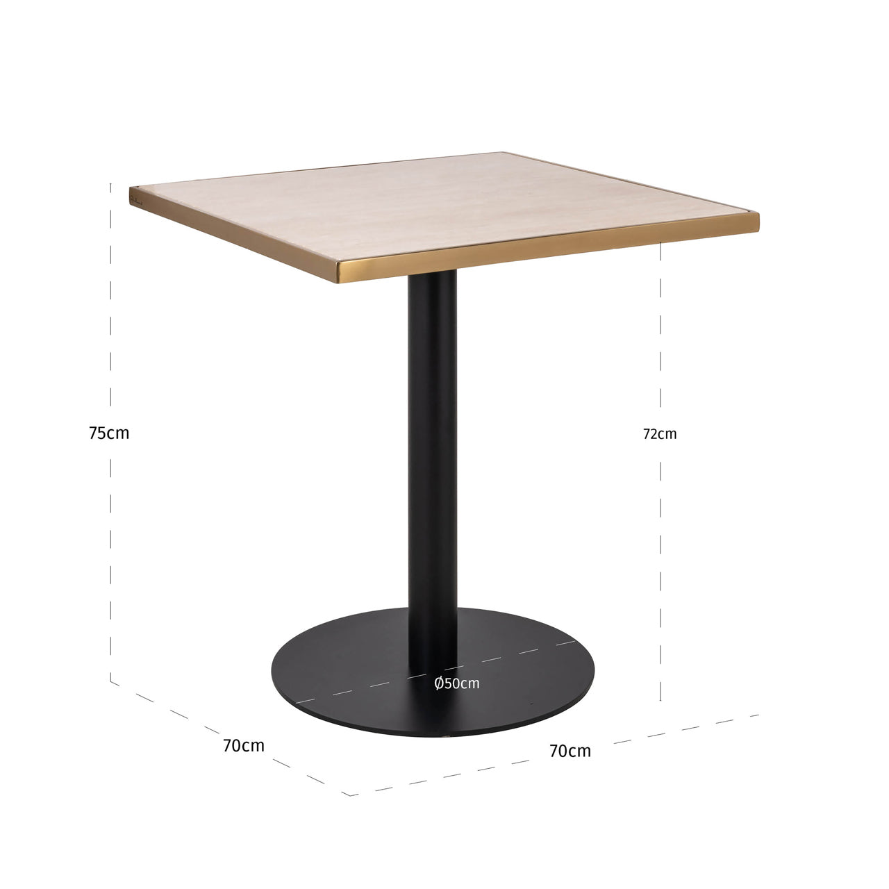 Richmond Möbel | Bistro-Tisch Brazza | Beige