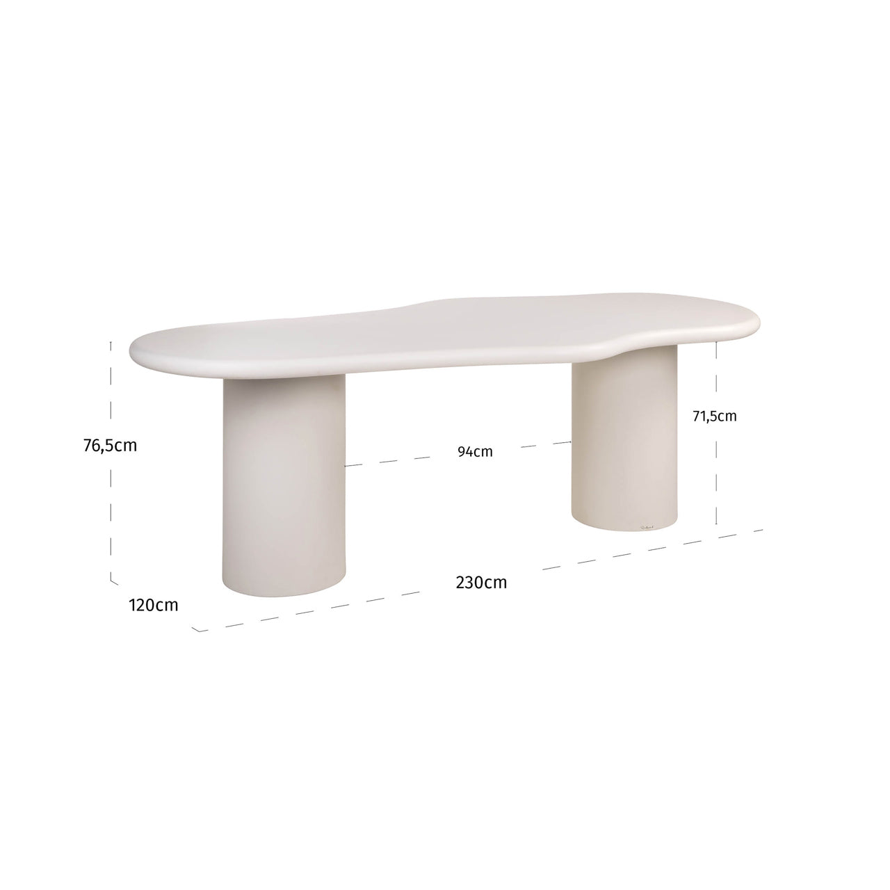 Richmond Möbel | Esstisch Bloomstone | White