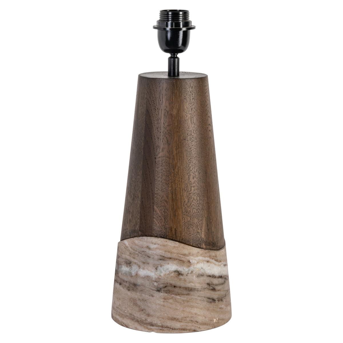 Richmond Möbel Tischlampe Peyton smoked charchoal | 215649