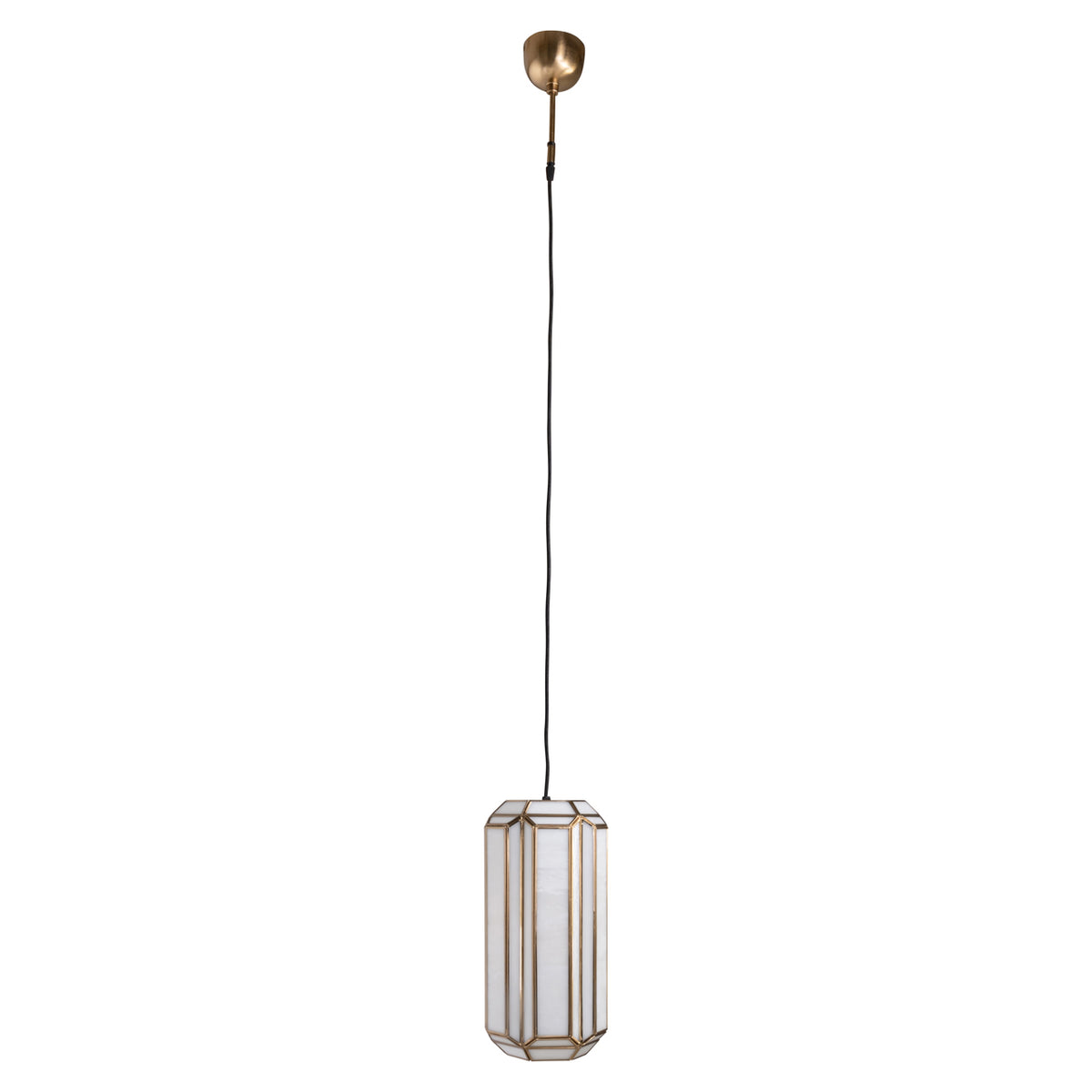 Richmond Möbel Pendelleuchte Elona brass antique | 215708