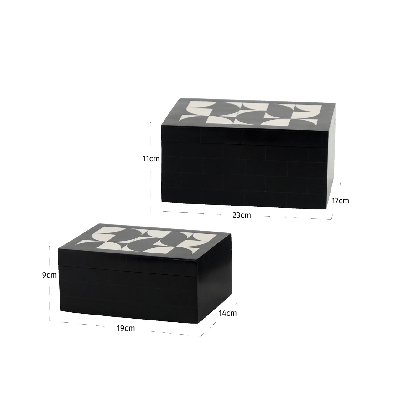 Aufbewahrungsbox Rae (Set von 2)
