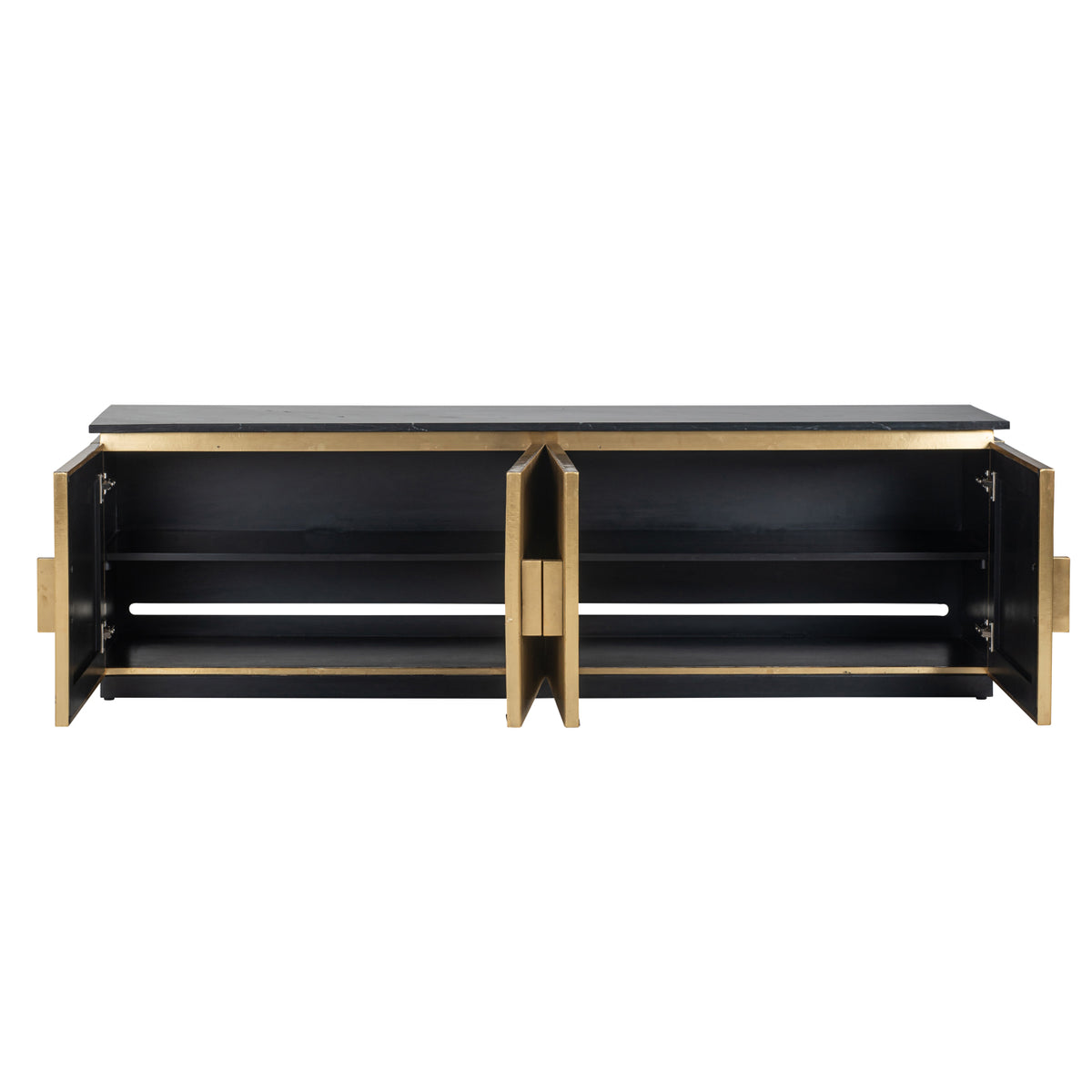 Richmond Möbel TV-Schrank Ironville gold | 211122