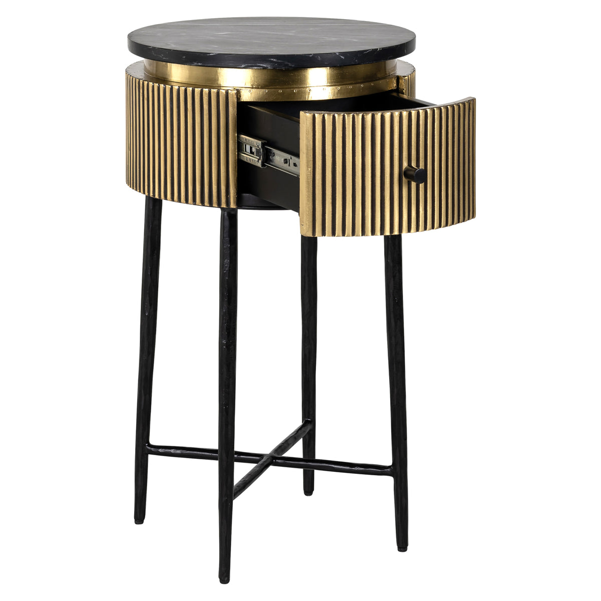 Richmond Möbel Beistelltisch Ironville gold | 211717