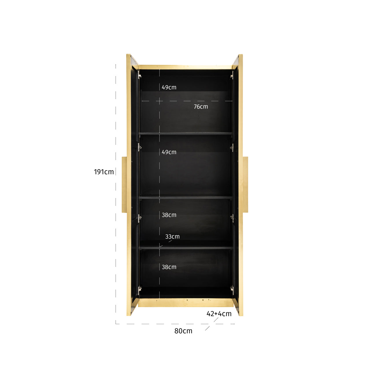 Richmond Möbel | Schrank Ironville | Gold
