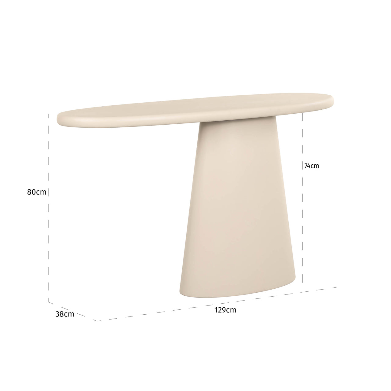 Richmond Möbel | Konsole Clayton | Beige