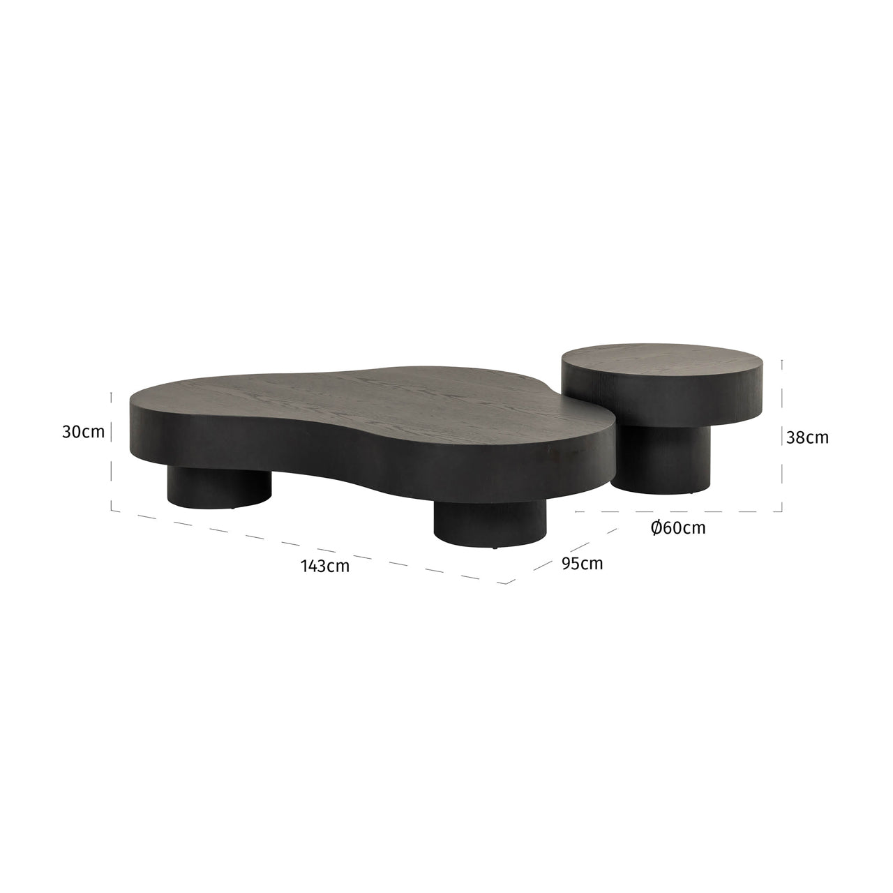 Richmond Möbel | Couchtisch Bogor (Set von 2) | Bronze
