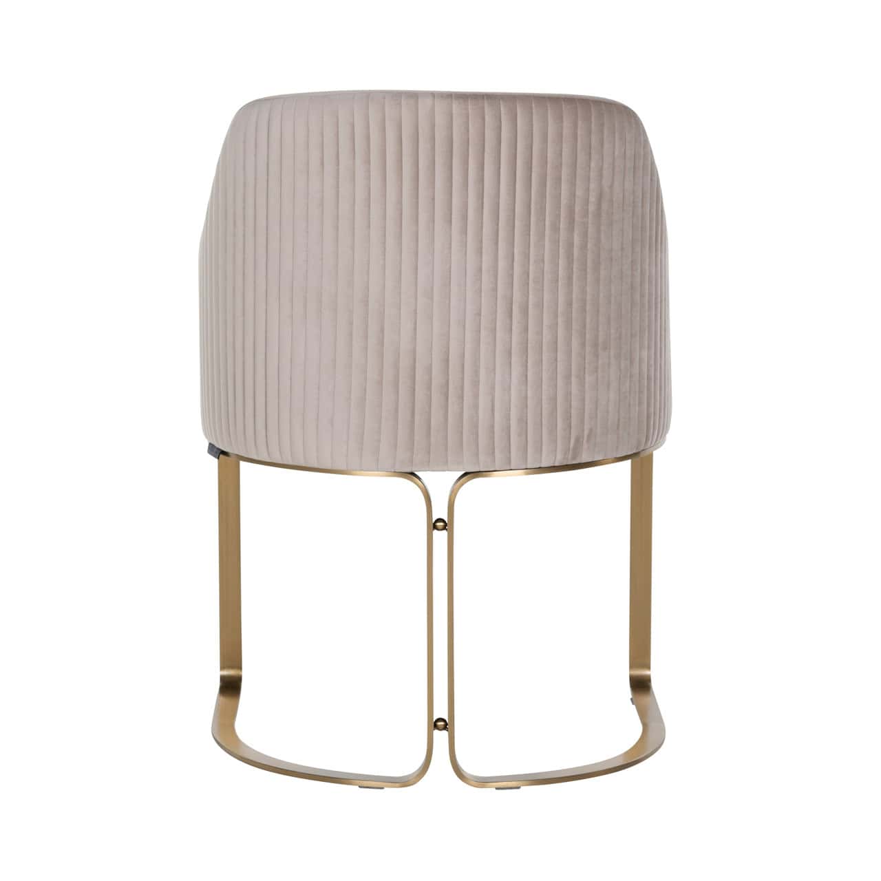 Dining chair Hadley khaki velvet fire retardant