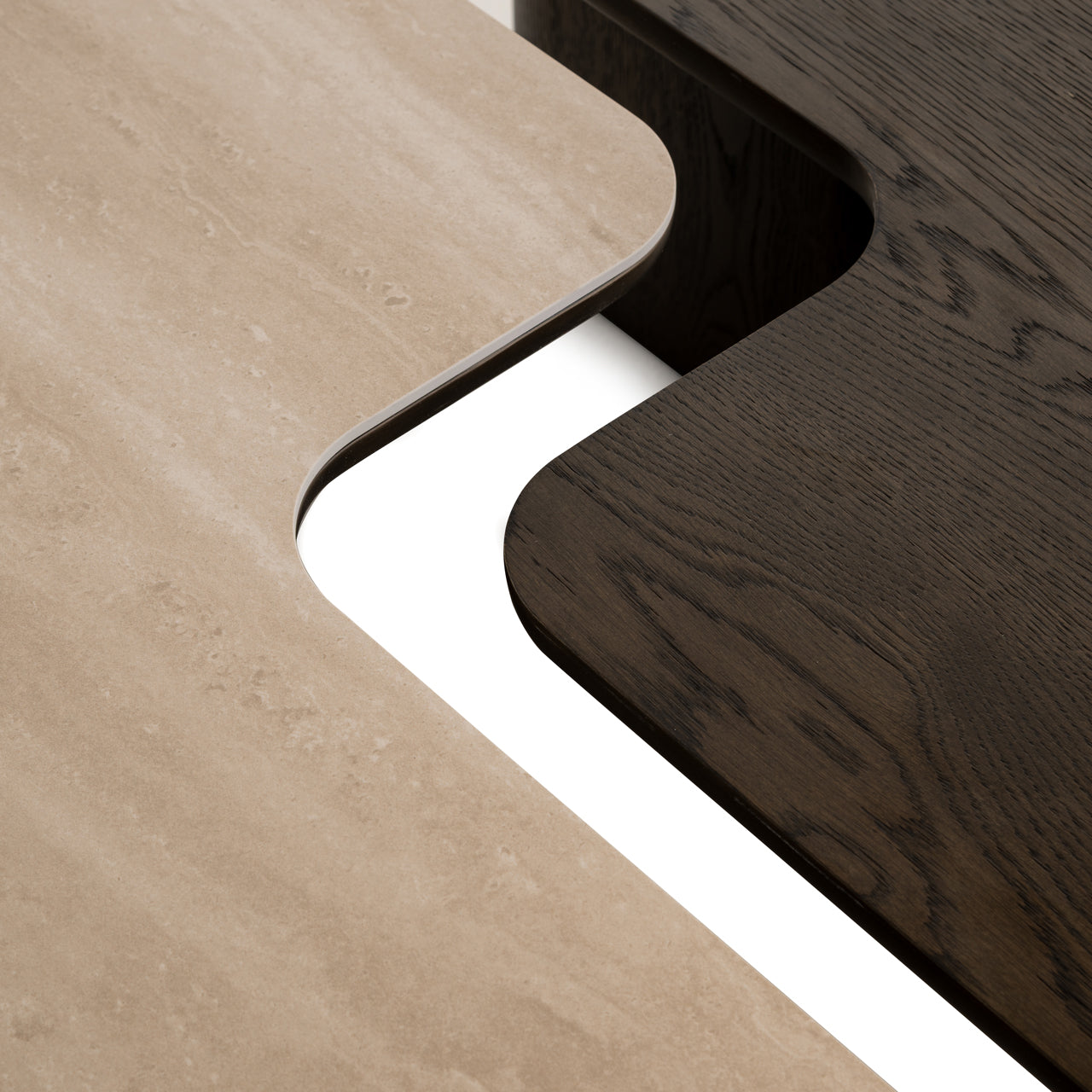 Richmond Möbel | Couchtisch Nando (Set von 2) | Brown