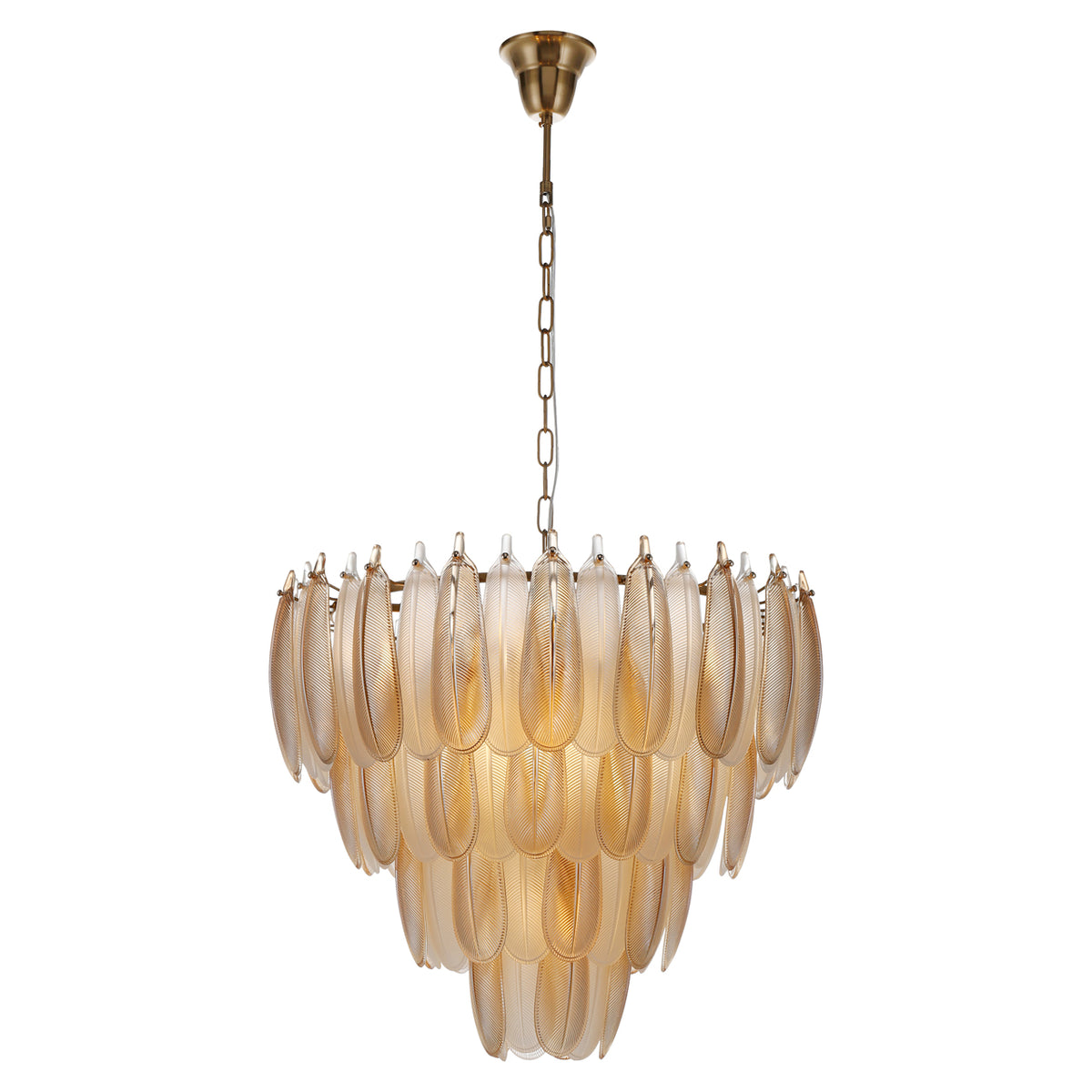 Richmond Möbel Pendelleuchte Chloe gold | 212078