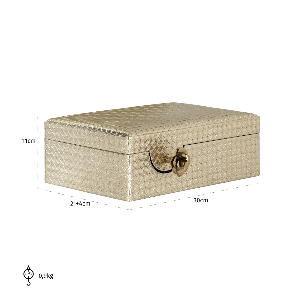 Richmond Möbel | Aufbewahrungsbox Trace | Gold