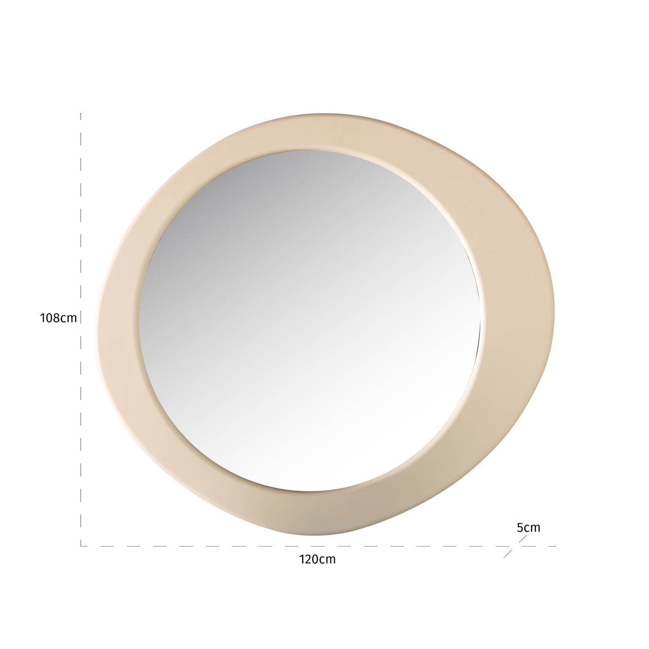 Richmond Möbel | Spiegel Clayton | Beige