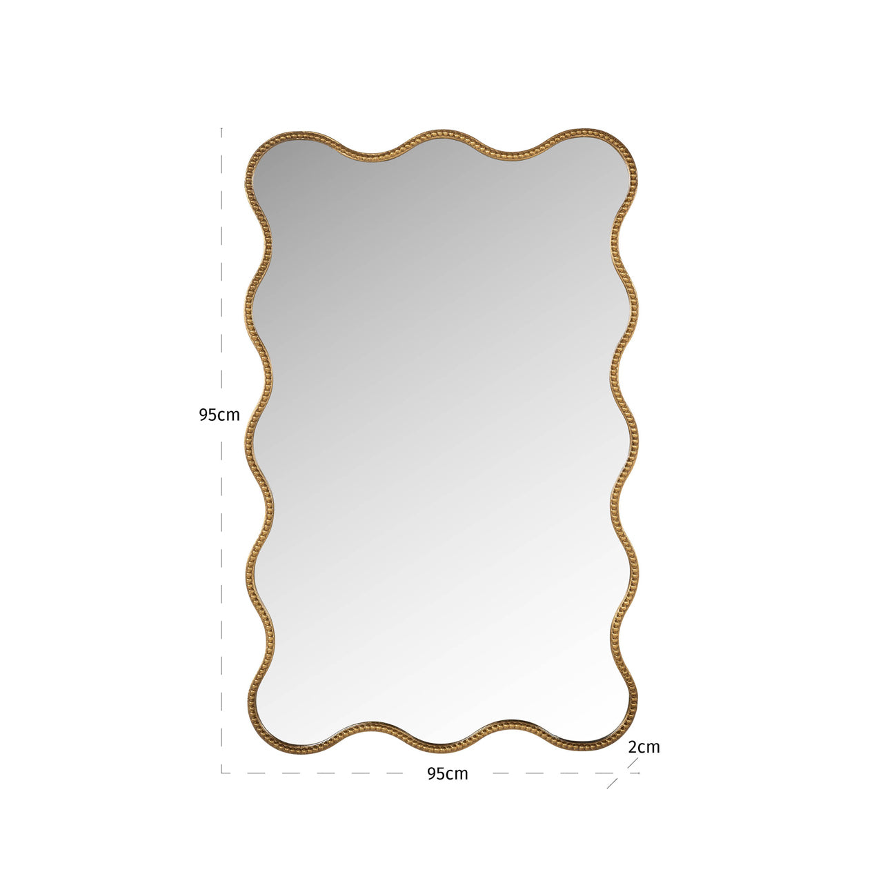 Richmond Möbel | Spiegel Laurel | Gold
