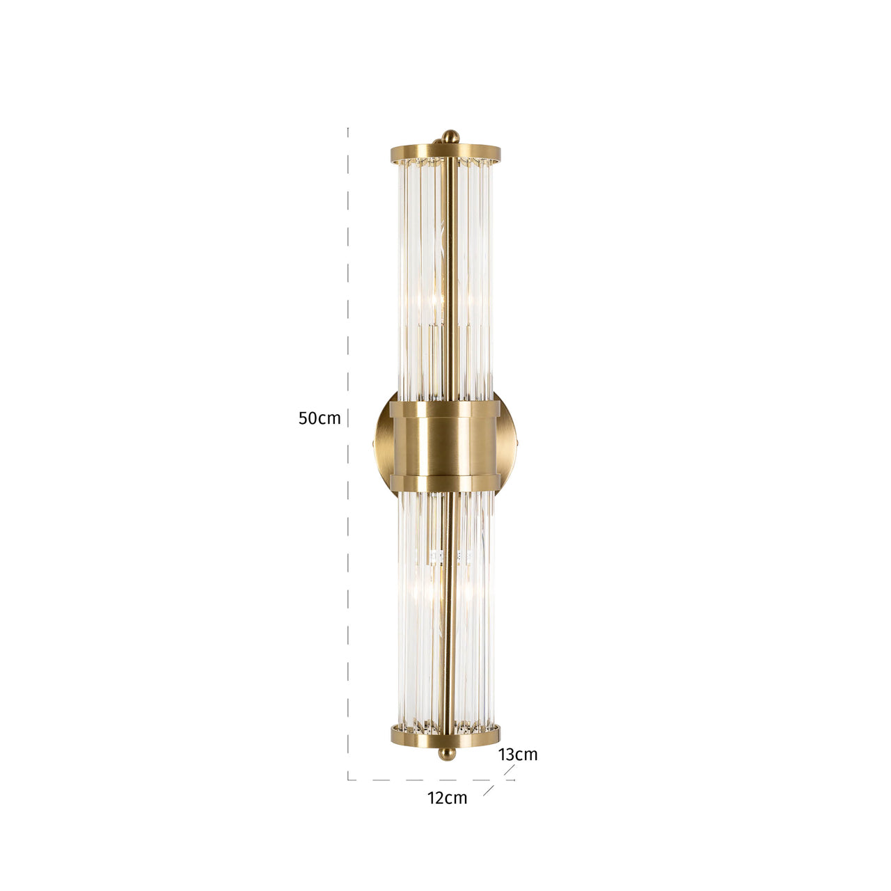 Richmond Möbel | Wandlampe Lyan | Brushed-gold