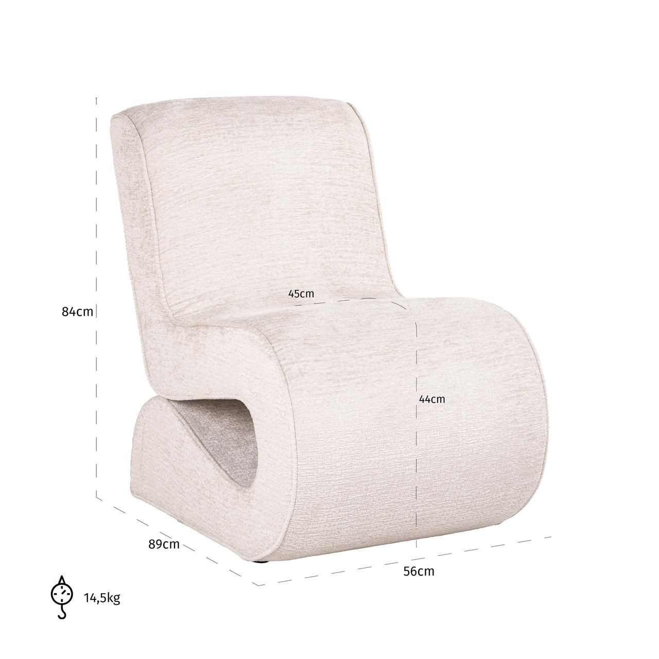 Richmond Möbel | Lounge Stuhl Frankie | Cognac-fusion