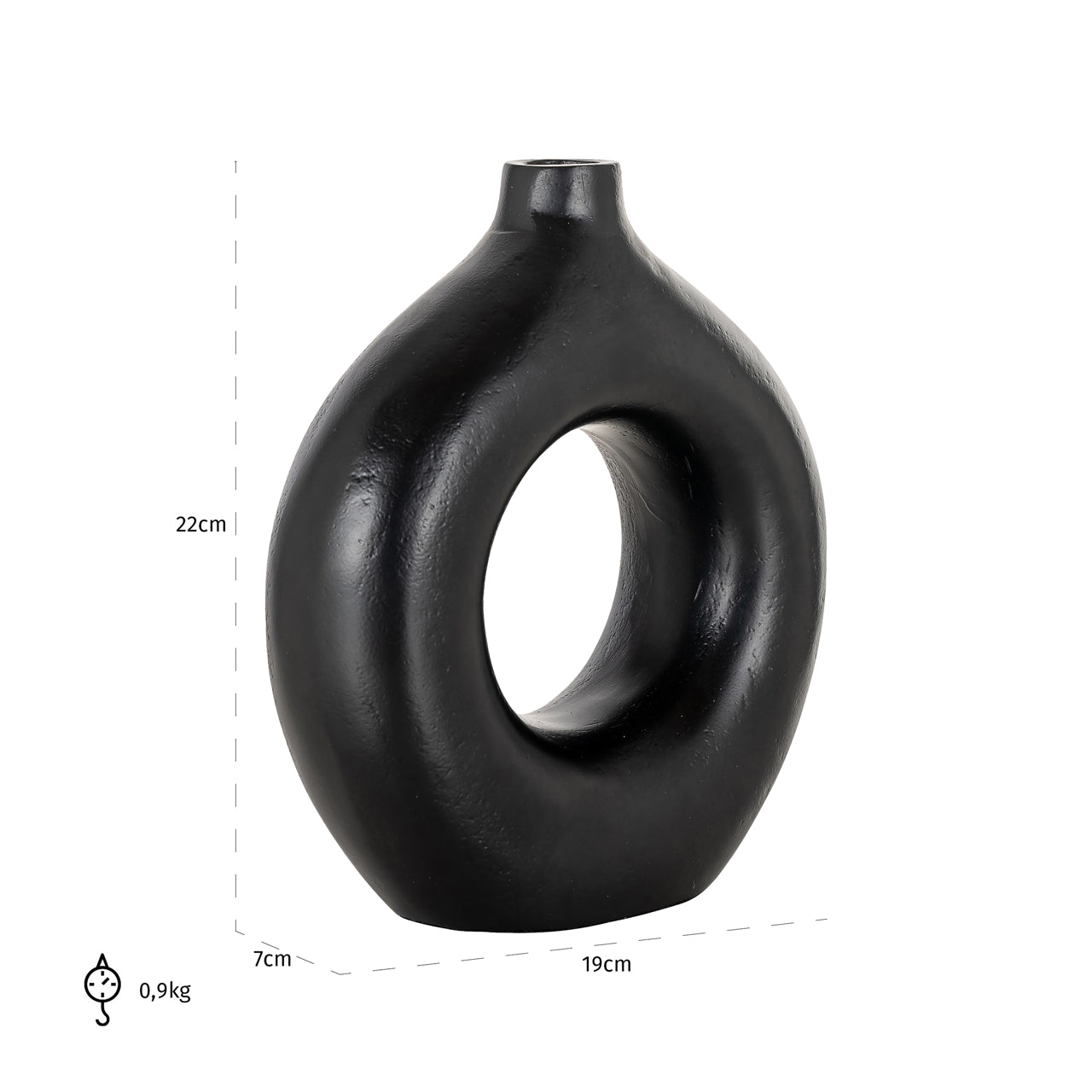 Richmond Möbel | Vase Felice | Black
