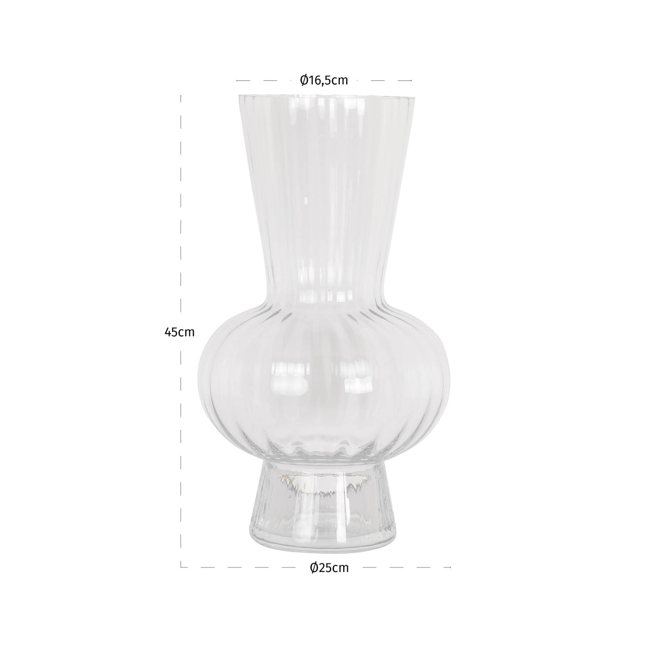 Richmond Möbel | Vase Kyan | Clear-transparent