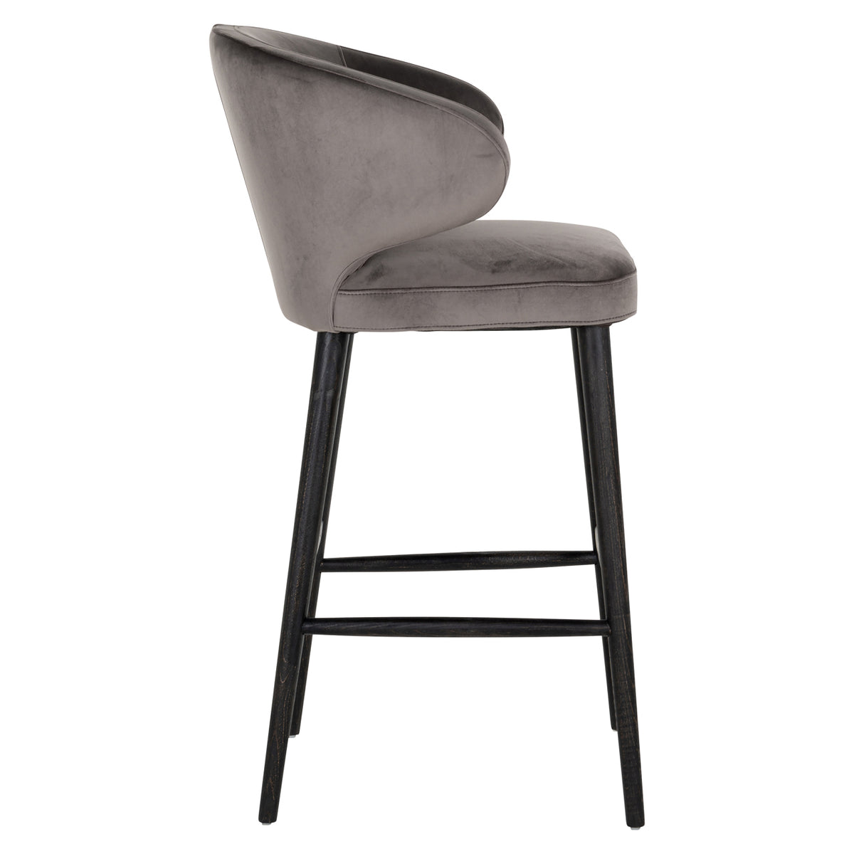 Richmond Möbel Barhocker Indigo stone velvet | 210465
