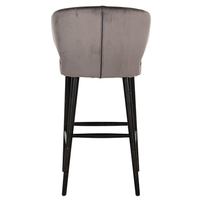 Richmond Möbel Barhocker Indigo stone velvet | 210465