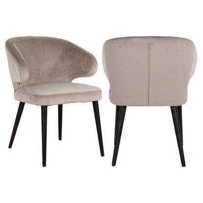 Richmond Möbel | Esszimmerstuhl Indigo khaki velvet | khaki-velvet