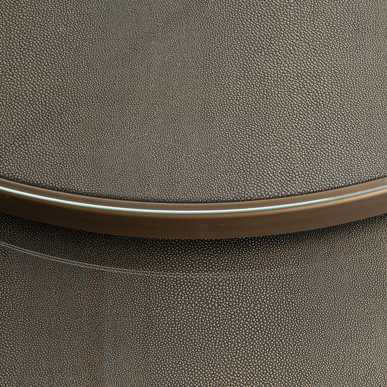 Richmond Möbel | Couchtisch Bloomville tops (Set von 2) | Brass-shagreen