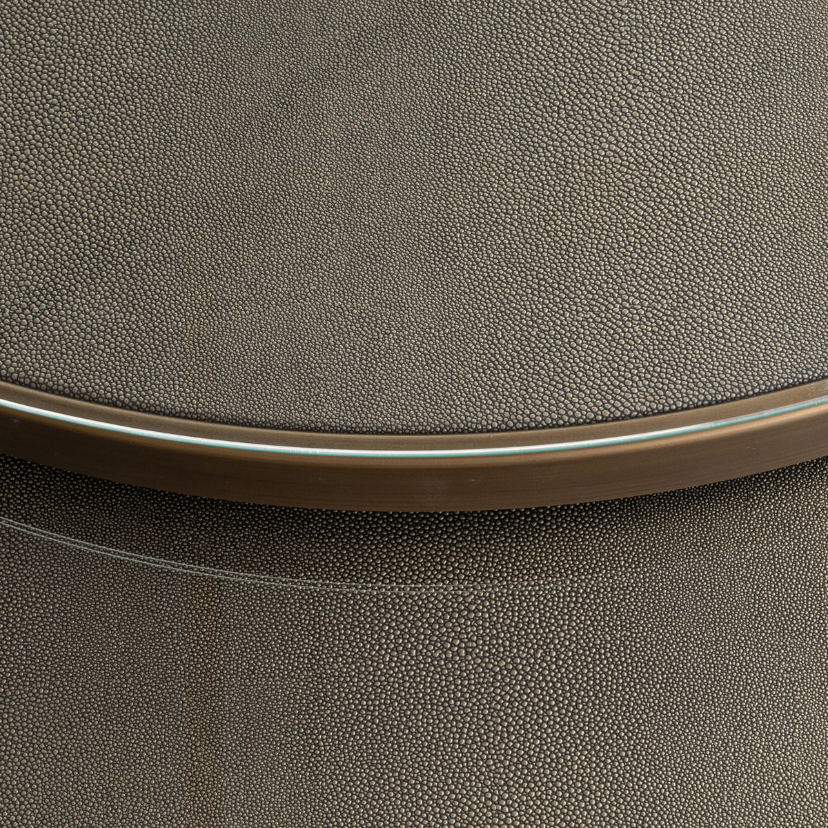 Richmond Möbel Couchtisch Bloomville tops (Set von 2) brass shagreen | 210474