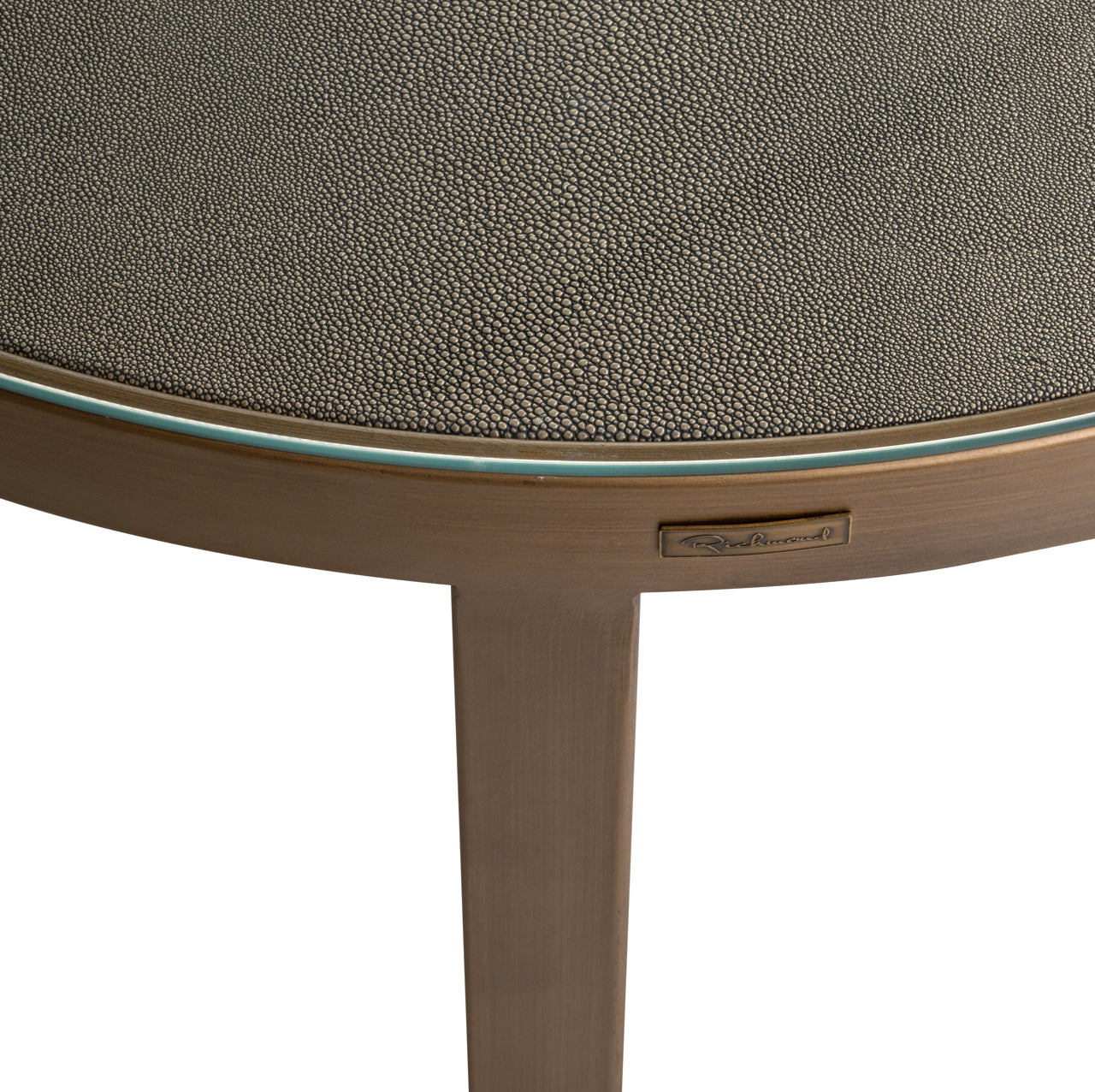 Richmond Möbel | Couchtisch Bloomville tops (Set von 2) | Brass-shagreen