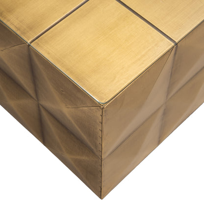 Richmond Möbel | Couchtisch Collada top | Brushed-gold