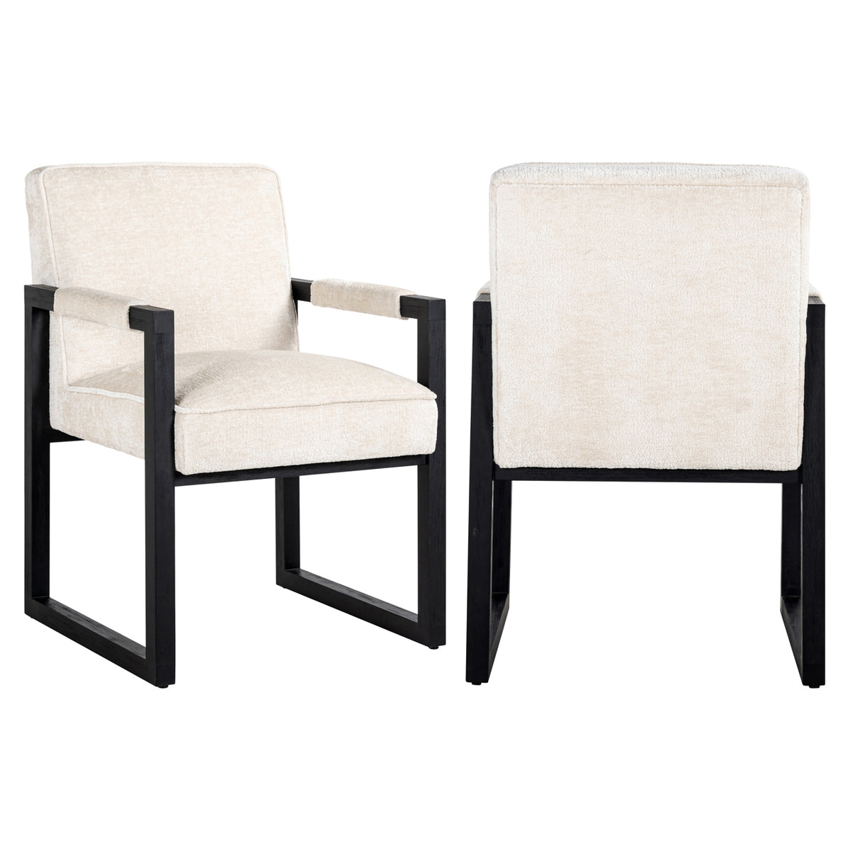 Richmond Möbel Esszimmerstuhl Beck white chenille | 211666