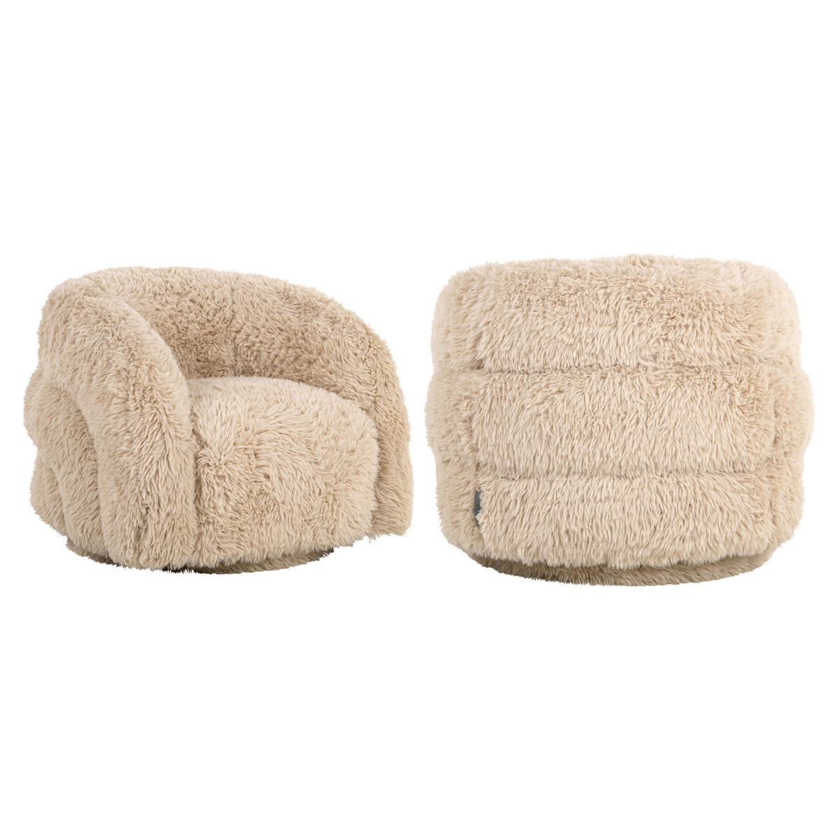 Richmond Möbel Lounge Stuhl Lenny drehbar für Kinder yakety sand | 213288