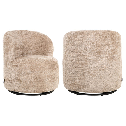 Richmond Möbel | Lounge Stuhl Jackie sheep natural swivel kids | sheep-natural