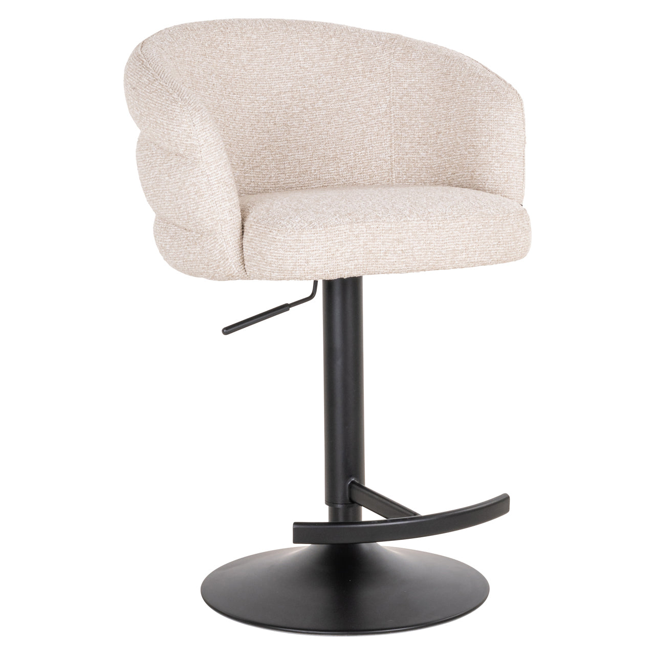 Richmond Möbel | Barhocker Nikki drehbar Feuerresistent | Niagara-beige