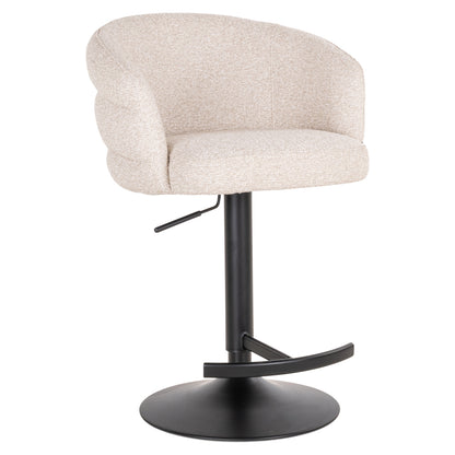 Richmond Möbel | Barhocker Nikki drehbar Feuerresistent | Niagara-beige