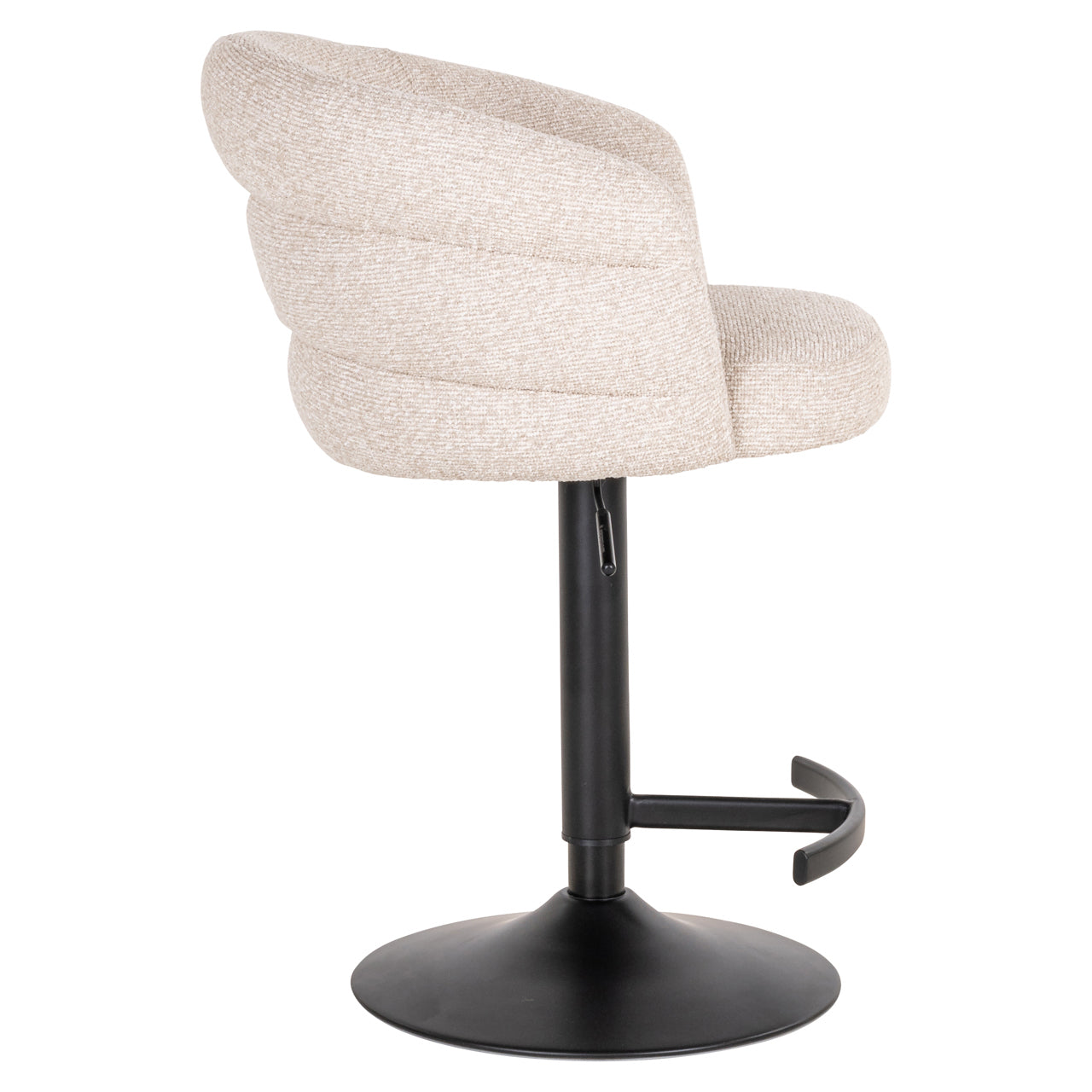 Richmond Möbel | Barhocker Nikki drehbar Feuerresistent | Niagara-beige