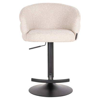 Richmond Möbel | Barhocker Nikki drehbar Feuerresistent | Niagara-beige