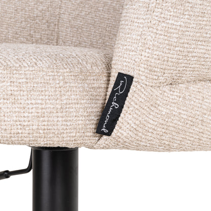 Richmond Möbel | Barhocker Nikki drehbar Feuerresistent | Niagara-beige