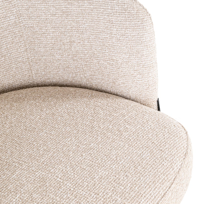 Richmond Möbel | Barhocker Nikki drehbar Feuerresistent | Niagara-beige