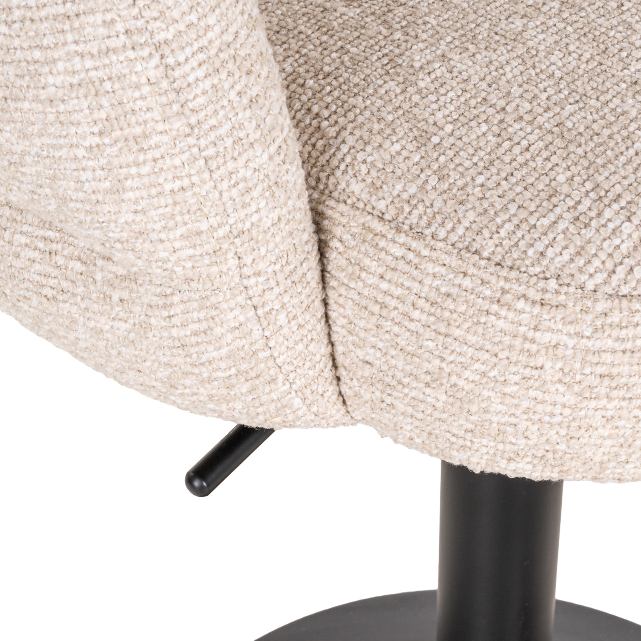 Richmond Möbel | Barhocker Nikki drehbar Feuerresistent | Niagara-beige