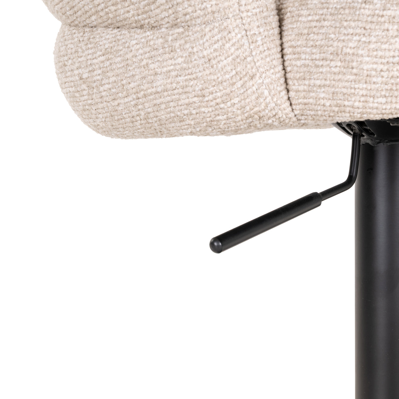 Richmond Möbel | Barhocker Nikki drehbar Feuerresistent | Niagara-beige