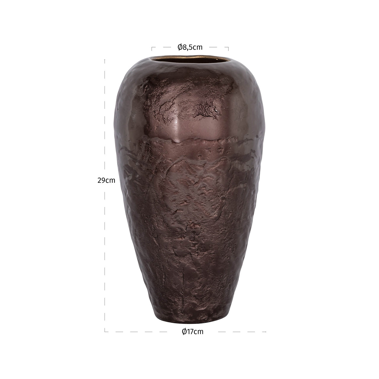 Richmond Möbel | Vase Jillisa | Dark-brown
