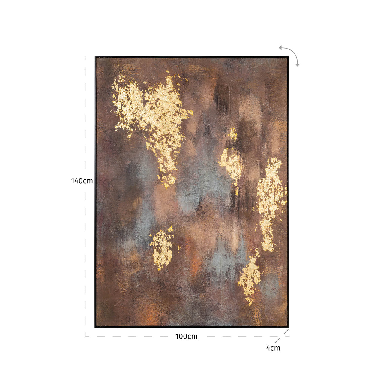 Wandkunst Golden gleam