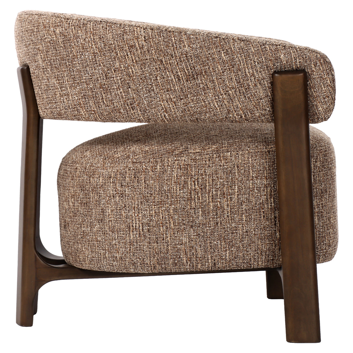 Richmond Möbel Lounge Stuhl Dalara brown tweed | 214107