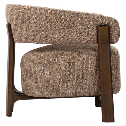 Richmond Möbel Lounge Stuhl Dalara brown tweed | 214107