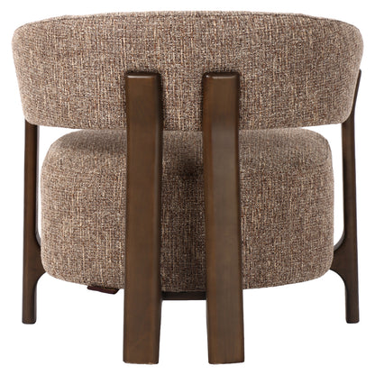 Richmond Möbel Lounge Stuhl Dalara brown tweed | 214107