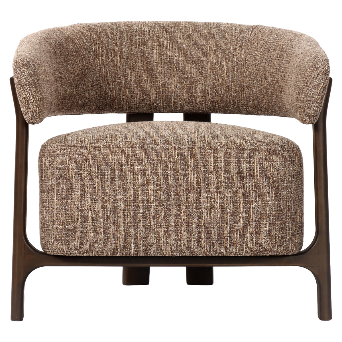 Richmond Möbel Lounge Stuhl Dalara brown tweed | 214107