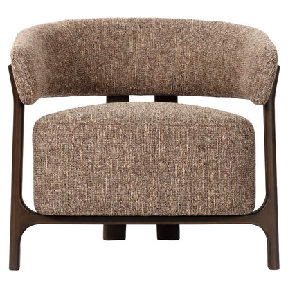 Richmond Möbel Lounge Stuhl Dalara brown tweed | 214107