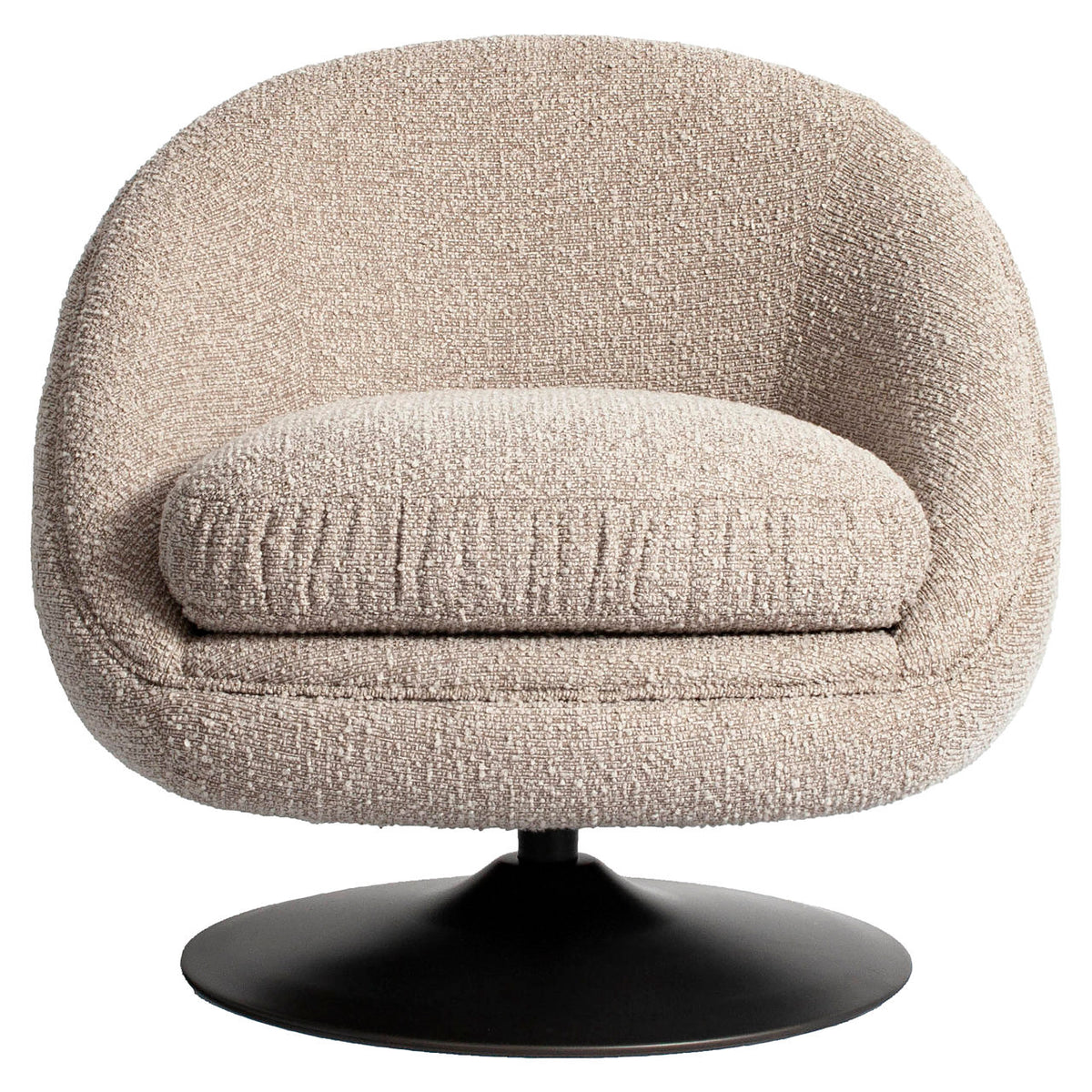 Richmond Möbel Lounge Stuhl Nodo drehbar natural chunky | 214116