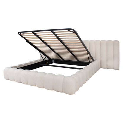 Richmond Möbel Bett Cupidon with storage cream fancy | 214117
