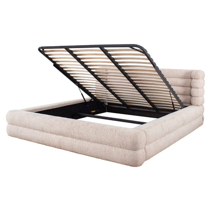 Richmond Möbel Bett Obidis with storage natural linear | 214118