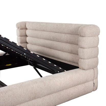 Richmond Möbel Bett Obidis with storage natural linear | 214118